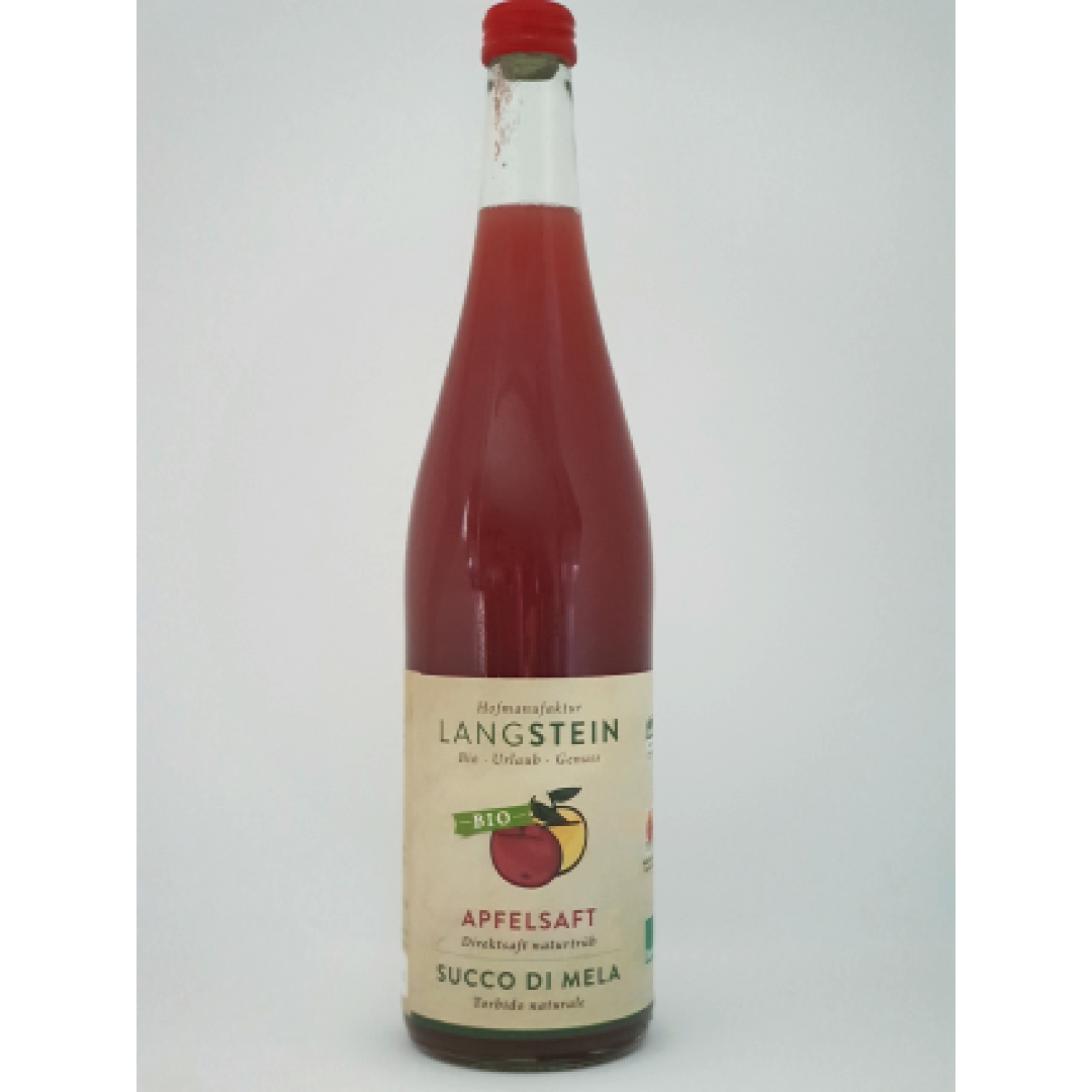 Bio-Apfelsaft sortenrein rot Baya Marisa 0,75l Flasche