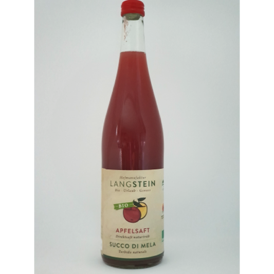 Bio-Apfelsaft sortenrein rot Baya Marisa 0,75l Flasche